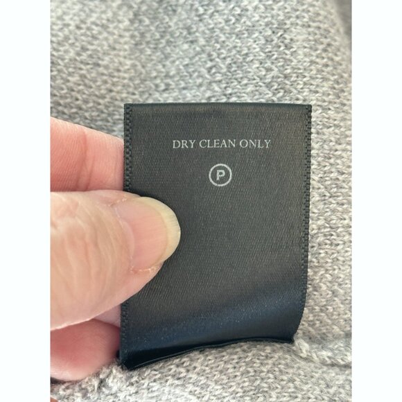 Williams & Kent Mens Sweater Size XXL Gray Merino Wool V-Neck Urban Minimalist - Picture 8 of 10